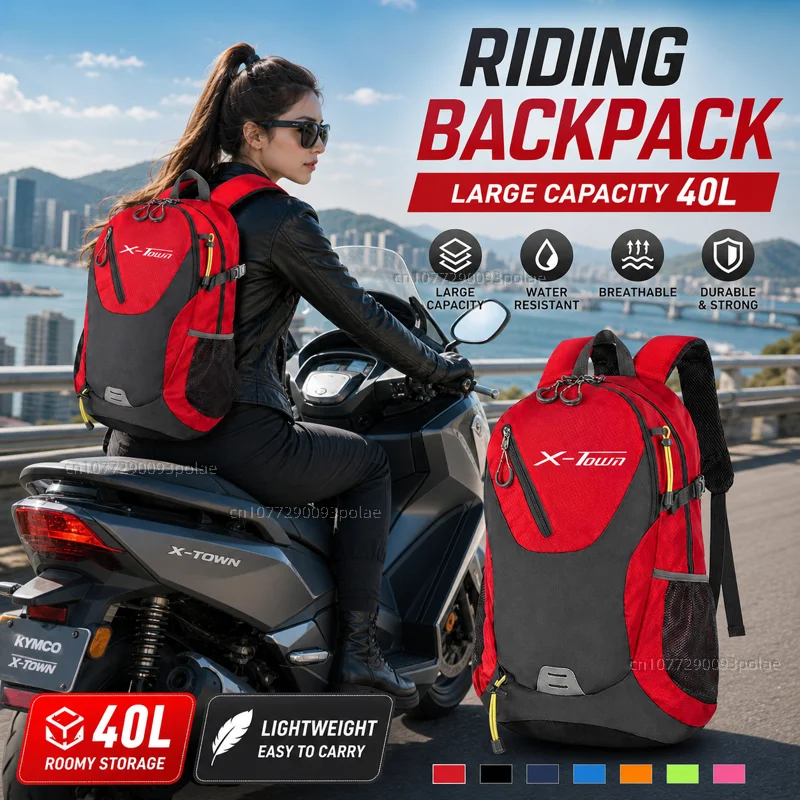 For KYMCO X-TOWN125i X-TOWN300i Large Capacity Waterproof Outdoor RidinRacing travel Men waterproof Backpack Bag Motorcycle Gift
For KYMCO X-TOWN125i X-TOWN300i Large Capacity Waterproof Outdoor RidinRacing travel Men waterproof Backpack Bag Motorcycle Gift