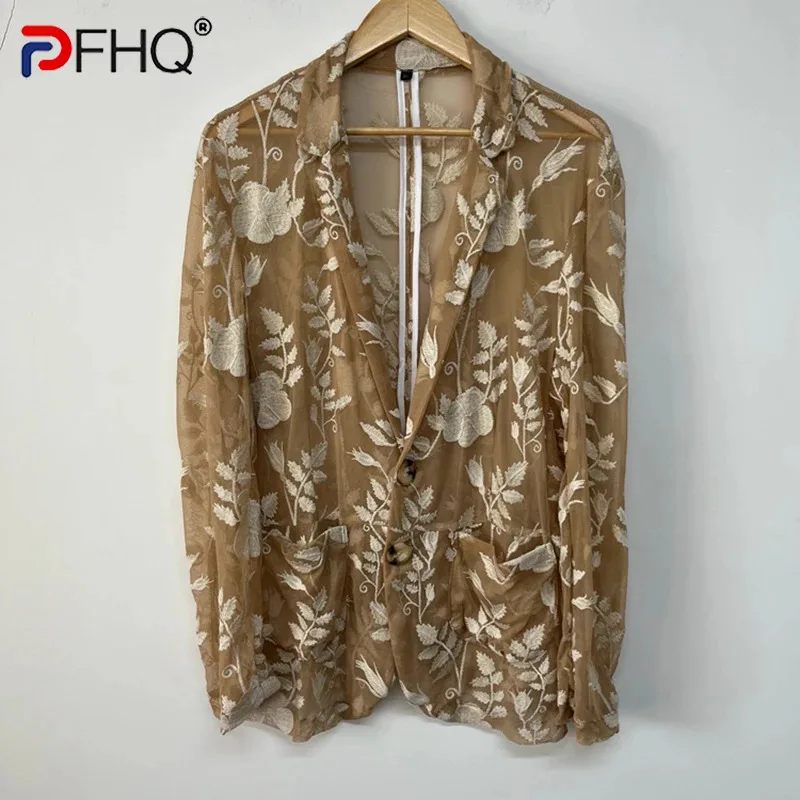 PFHQ, защита от солнца, роскошные дышащие блейзеры, женская прозрачная сетчатая одежда с вышивкой, повседневное Мужское пальто 21Z1918
PFHQ, защита от солнца, роскошные дышащие блейзеры, женская прозрачная сетчатая одежда с вышивкой, повседневное Мужское пальто 21Z1918
