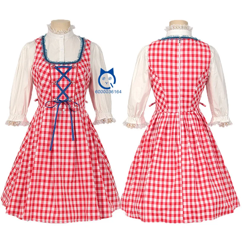 New Arrival Pink Plaid Blue Lace Lace Square Neck Dress Tradition Oktoberfest Cosplay Female Beer Fancy Masquerade Party Costume
New Arrival Pink Plaid Blue Lace Lace Square Neck Dress Tradition Oktoberfest Cosplay Female Beer Fancy Masquerade Party Costume