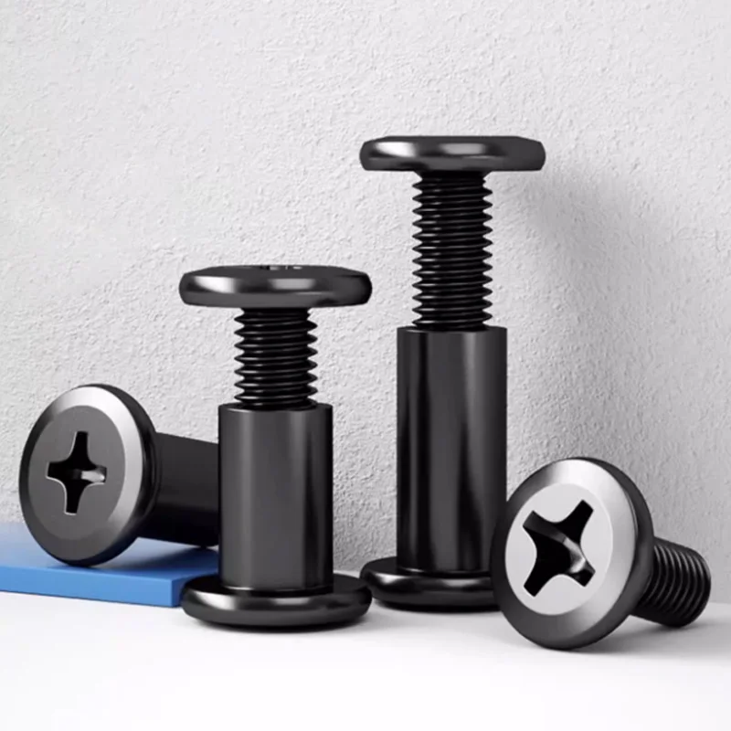 M6 M8 Furniture Bolts & Nuts Set Joint Connector Bolts & End Cap Nuts Phillips Flat Head Black Carbon Steel Rivet Connector
M6 M8 Furniture Bolts & Nuts Set Joint Connector Bolts & End Cap Nuts Phillips Flat Head Black Carbon Steel Rivet Connector