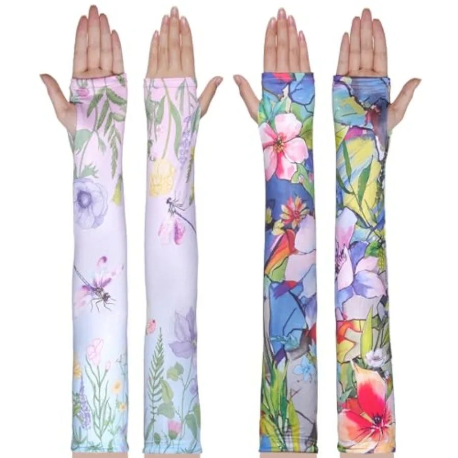 2Pcs Gardening Sleeves Women Farm Sun Protection Thorn Proof Anti-Slip Cooling Arm Sleeves with Thumb Hole for Garden
2Pcs Gardening Sleeves Women Farm Sun Protection Thorn Proof Anti-Slip Cooling Arm Sleeves with Thumb Hole for Garden