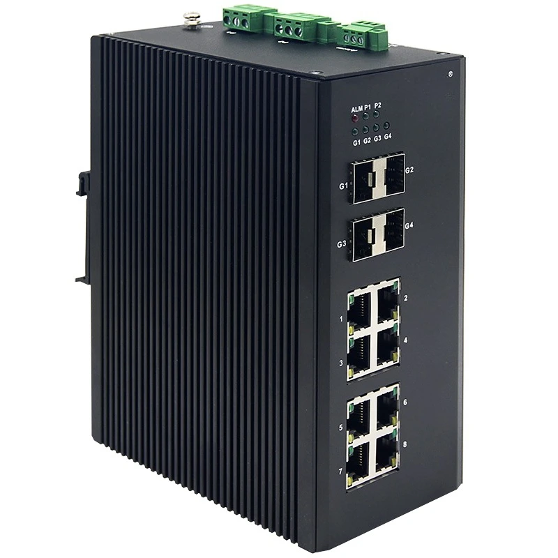 8GE + 4G full Gigabit unmanaged Ethernet switch 12 ports photoelectric UT-66408G
8GE + 4G full Gigabit unmanaged Ethernet switch 12 ports photoelectric UT-66408G