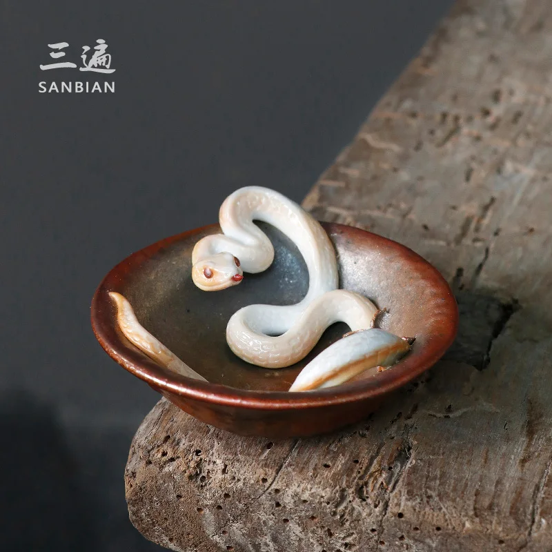 Handmade Rough Pottery Tea Cup, Wood Fired Men's Snake Single Women's Kung Fu Set, Master Cup
Handmade Rough Pottery Tea Cup, Wood Fired Men's Snake Single Women's Kung Fu Set, Master Cup