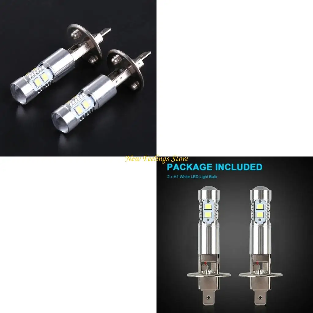 1800LM Extremely Bright H1 LED Fog Light Bulbs Replacement 6000K White High Power 100W Daylight Driving Light for DC 12V
1800LM Extremely Bright H1 LED Fog Light Bulbs Replacement 6000K White High Power 100W Daylight Driving Light for DC 12V
