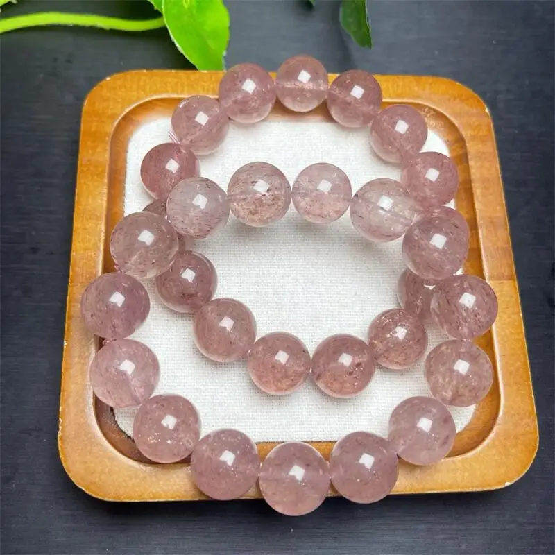 Natural Clear Strawberry Quartz Bracelet Stretch Healing Fengshui Stone Gemstone Birthday Present 1PCS 14/16/18
Natural Clear Strawberry Quartz Bracelet Stretch Healing Fengshui Stone Gemstone Birthday Present 1PCS 14/16/18