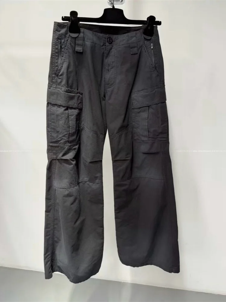 Брюки карго Waed для мужчин, женщин и молодежи, прямые, рабочие, с эффектом потертости, повседневные, модные
Брюки карго Waed для мужчин, женщин и молодежи, прямые, рабочие, с эффектом потертости, повседневные, модные