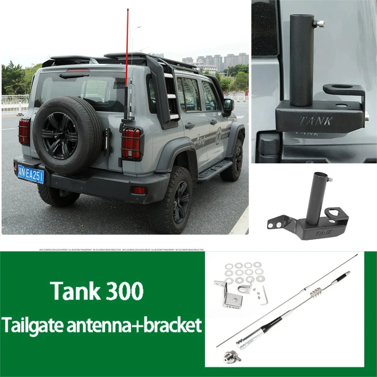 Accessories Antenna Bracket Flagpole Bracket Off-road Modification Supplies for Great Wall GWM WEY TANK 300 Tank 300
Accessories Antenna Bracket Flagpole Bracket Off-road Modification Supplies for Great Wall GWM WEY TANK 300 Tank 300