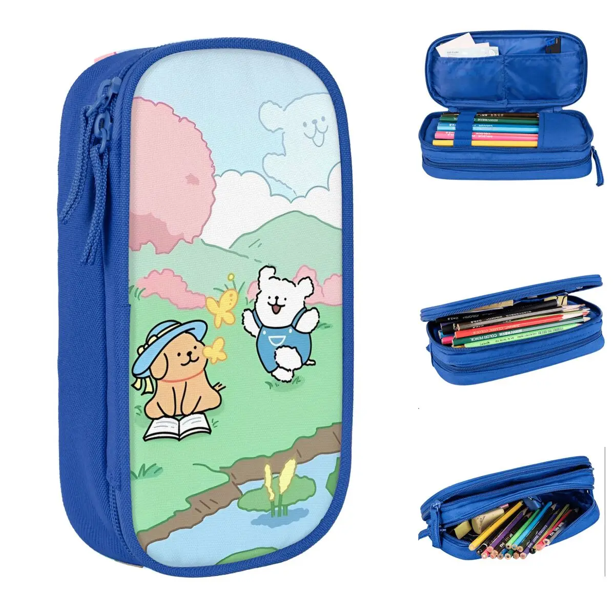 Cartoon Dog Maltese Pencil Cases Fashion Pen Box Pencil Bags Girls Boys Large Storage School Supplies Zipper Pencil Pouch
Cartoon Dog Maltese Pencil Cases Fashion Pen Box Pencil Bags Girls Boys Large Storage School Supplies Zipper Pencil Pouch
