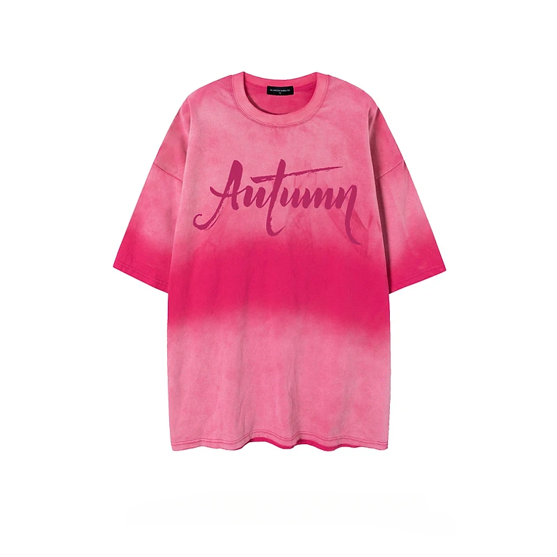 Trendy High Street Hip-hop Letter Printed Short-sleeved T-shirt Men's Summer O-neck Tie-dye Loose Casual Versatile Pullover Tops
Trendy High Street Hip-hop Letter Printed Short-sleeved T-shirt Men's Summer O-neck Tie-dye Loose Casual Versatile Pullover Tops