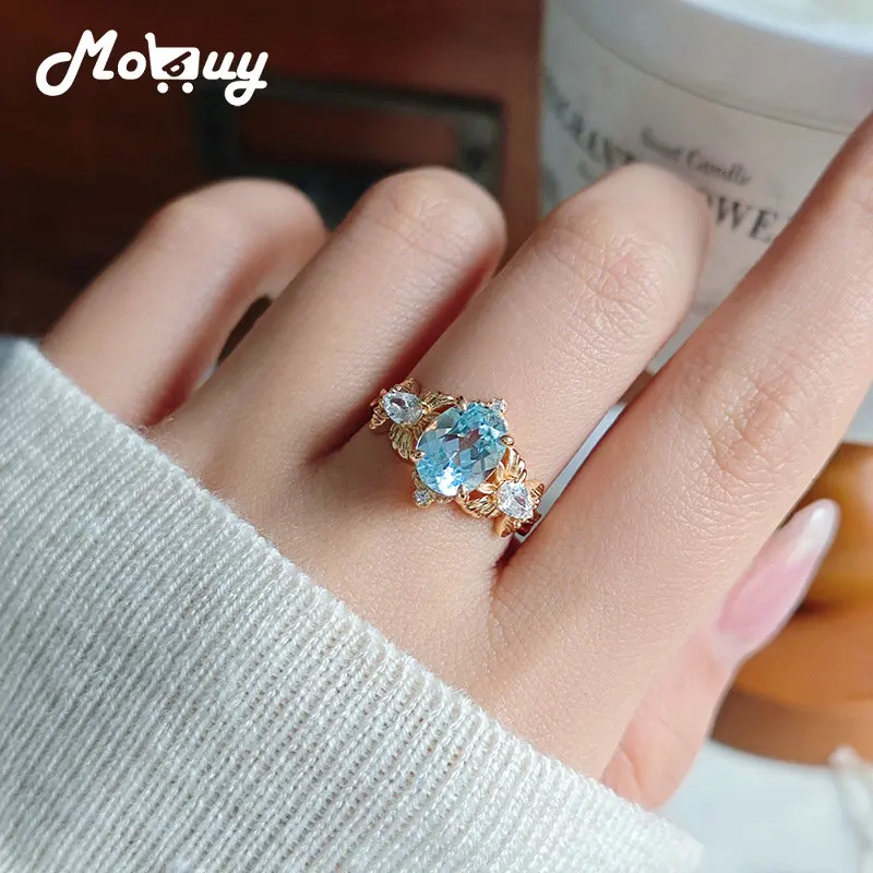 MOBUY модное кольцо с натуральным синим топазом и драгоценным камнем для женщин, лаконичный стиль, стерлинговое серебро 925 пробы, золото Vermeil, ювелирные изделия, подарок
MOBUY модное кольцо с натуральным синим топазом и драгоценным камнем для женщин, лаконичный стиль, стерлинговое серебро 925 пробы, золото Vermeil, ювелирные изделия, подарок