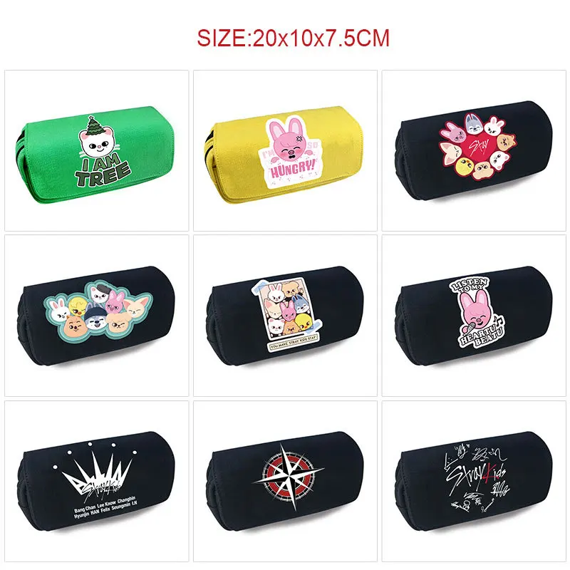 Skzoo Stray Kids Stay Star Idol Printed Pen Pouch Pencil Case Double Zipper Large Capacity Canvas Stationery Storage Fans Gift
Skzoo Stray Kids Stay Star Idol Printed Pen Pouch Pencil Case Double Zipper Large Capacity Canvas Stationery Storage Fans Gift