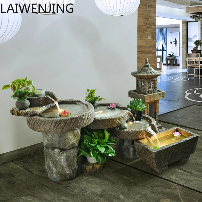 MJY large rockery fountain flowing water ornament circulating water system indoor landscaping
MJY large rockery fountain flowing water ornament circulating water system indoor landscaping