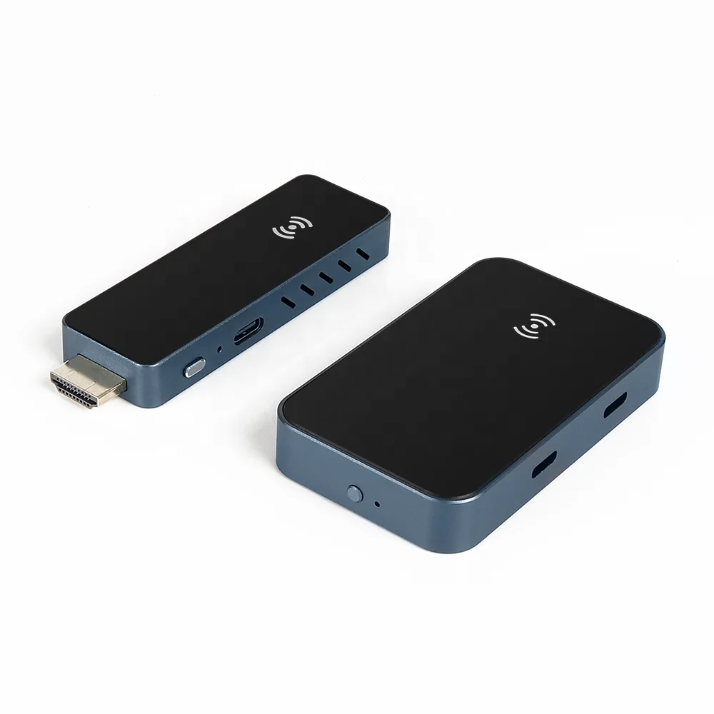 Wireless HD 60Ghz Transmitter and Receiver 30 m FHD 1080p Extender From Laptop Phone to Projector TV 0 Latency for Gaming
Wireless HD 60Ghz Transmitter and Receiver 30 m FHD 1080p Extender From Laptop Phone to Projector TV 0 Latency for Gaming