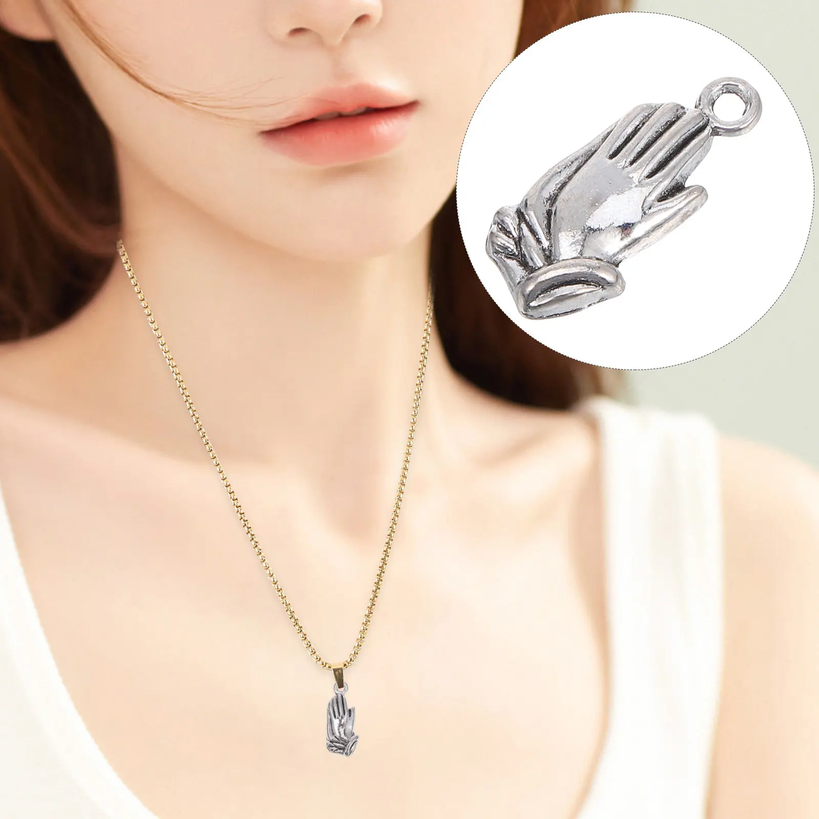 40Pcs Alloy Prayer Pendants Charms for Jewelry Making Handmade Mini Pendant Ornaments DIY Crafting Necklace Bracelet Findings
40Pcs Alloy Prayer Pendants Charms for Jewelry Making Handmade Mini Pendant Ornaments DIY Crafting Necklace Bracelet Findings