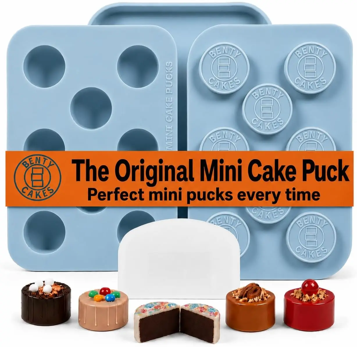 Mini Cake Puck Mold Set – Better Than Cake Pops! BPA-Free Silicone, Includes Tray & Scraper
Mini Cake Puck Mold Set – Better Than Cake Pops! BPA-Free Silicone, Includes Tray & Scraper