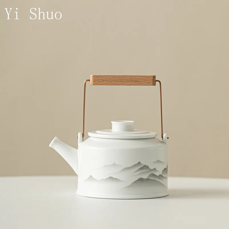 Wanshan Ceramic Beam Pot Kung Fu Tea Set Household Living Room Chinese Teapot Tea Maker Tea Kettle
Wanshan Ceramic Beam Pot Kung Fu Tea Set Household Living Room Chinese Teapot Tea Maker Tea Kettle