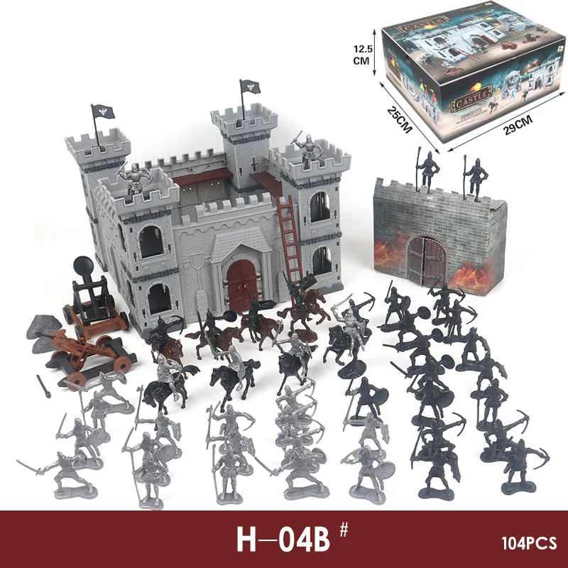 Set 60/104pcs Cavalry Horse Siege Vehicle Assembled 3D Castle Building Blocks Knight Clash Play Children DIY Assembly Toys
Set 60/104pcs Cavalry Horse Siege Vehicle Assembled 3D Castle Building Blocks Knight Clash Play Children DIY Assembly Toys