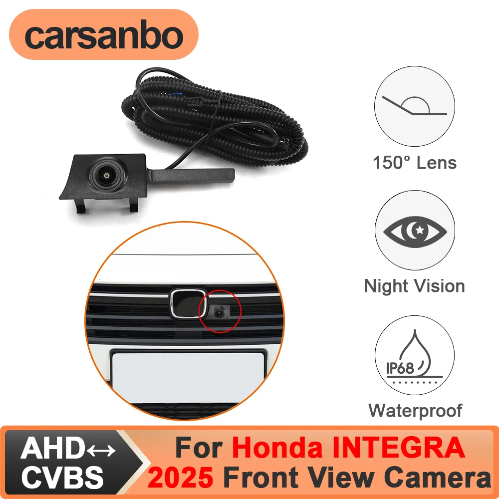 Камера переднего вида Carsanbo для Honda Integra 2025, CCD AHD 150 ° Широкоугольная водонепроницаемая автомобильная камера ночного видения типа «рыбий глаз»
Камера переднего вида Carsanbo для Honda Integra 2025, CCD AHD 150 ° Широкоугольная водонепроницаемая автомобильная камера ночного видения типа «рыбий глаз»