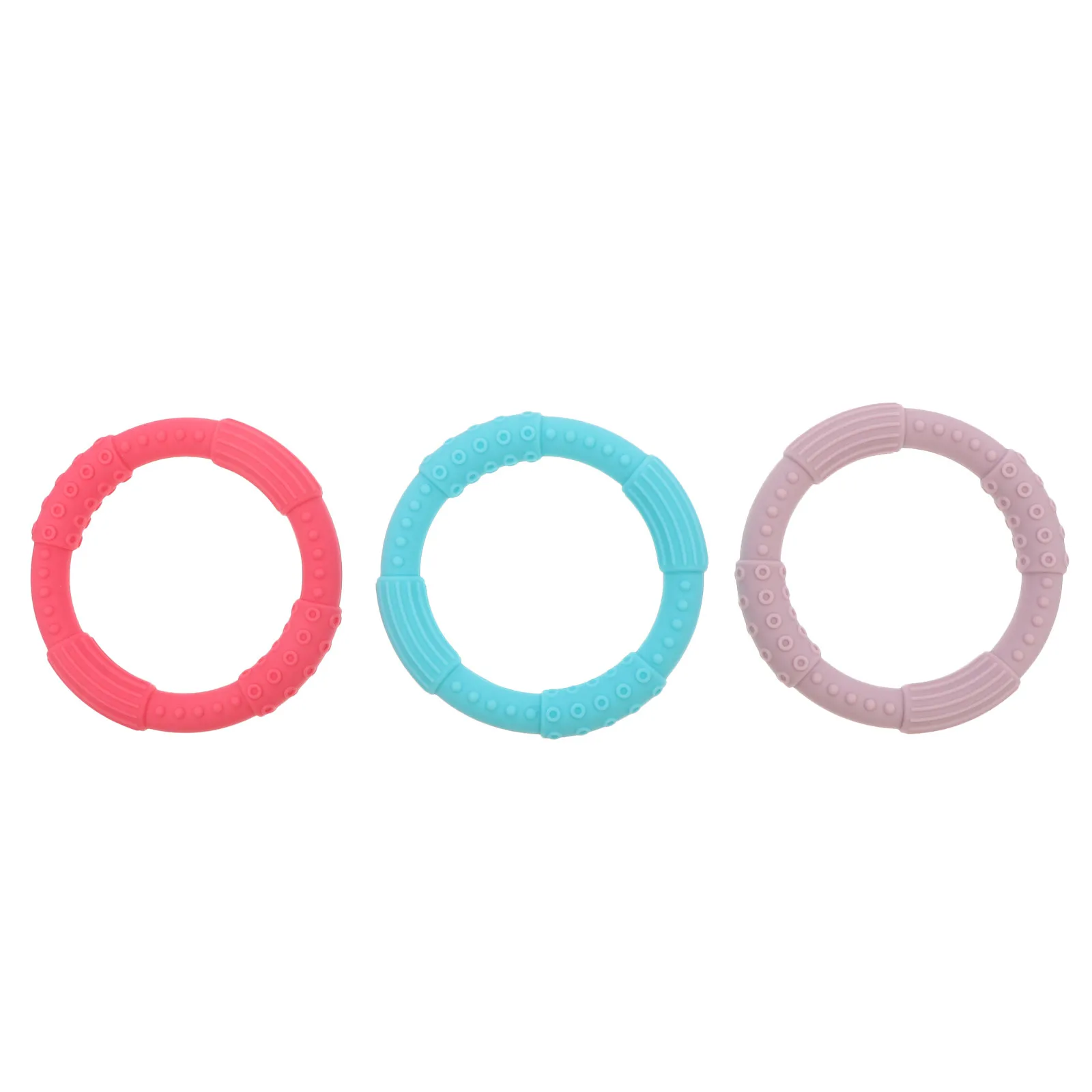 3Pcs Silicone Baby Teether Ring Bracelet for Teething Relief Gum Soothing Sensory Exploration Jaw Development Birthday Baby
3Pcs Silicone Baby Teether Ring Bracelet for Teething Relief Gum Soothing Sensory Exploration Jaw Development Birthday Baby