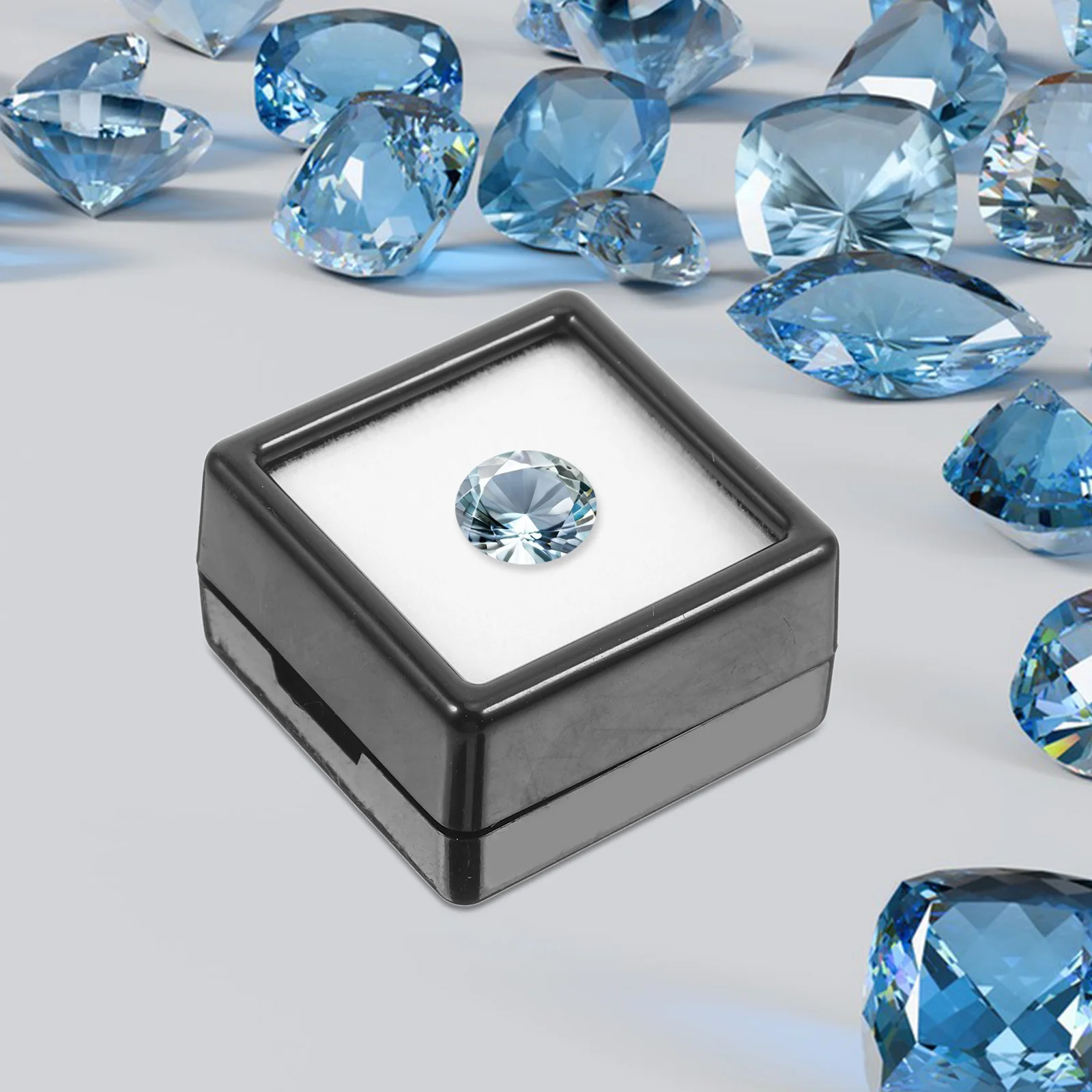 70Pcs Gemstone Display Boxes Clear Window Square Design for Jewelry Retail Display Bulk Stone Holder Case Small Loose Gem
70Pcs Gemstone Display Boxes Clear Window Square Design for Jewelry Retail Display Bulk Stone Holder Case Small Loose Gem