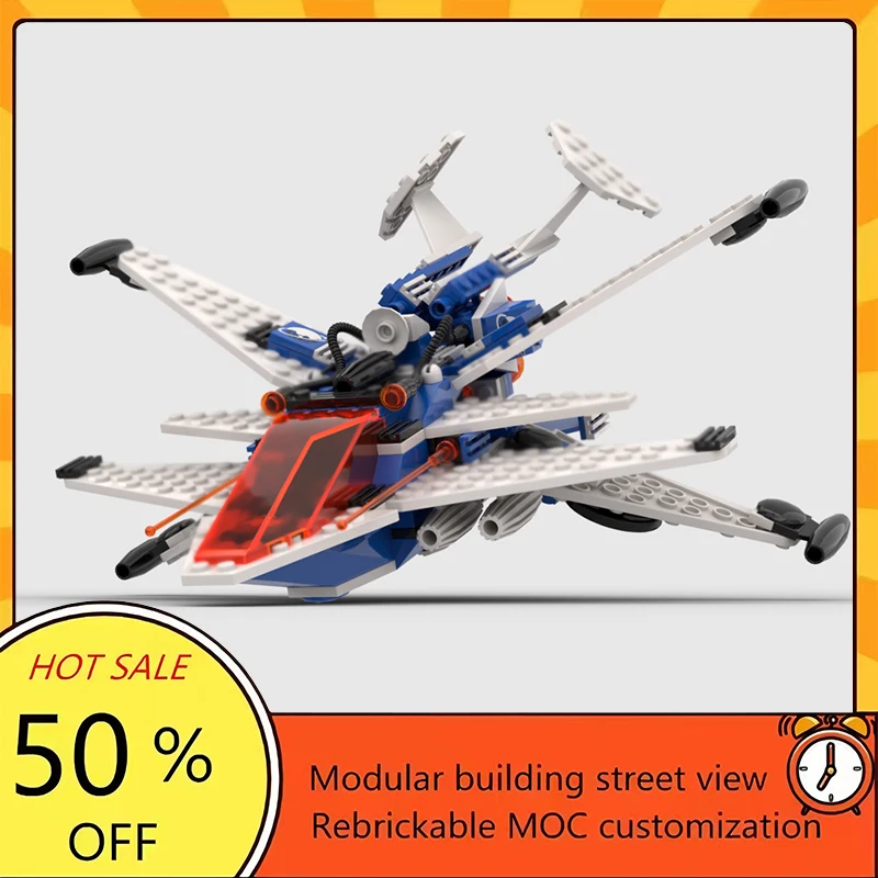 Набор из 216 деталей: Популярная модель космического корабля из фильма «Звездные войны», конструктор MOC, модульные технологичные блоки, подарок на праздник, игрушка для сборки, детский набор
Набор из 216 деталей: Популярная модель космического корабля из фильма «Звездные войны», конструктор MOC, модульные технологичные блоки, подарок на праздник, игрушка для сборки, детский набор