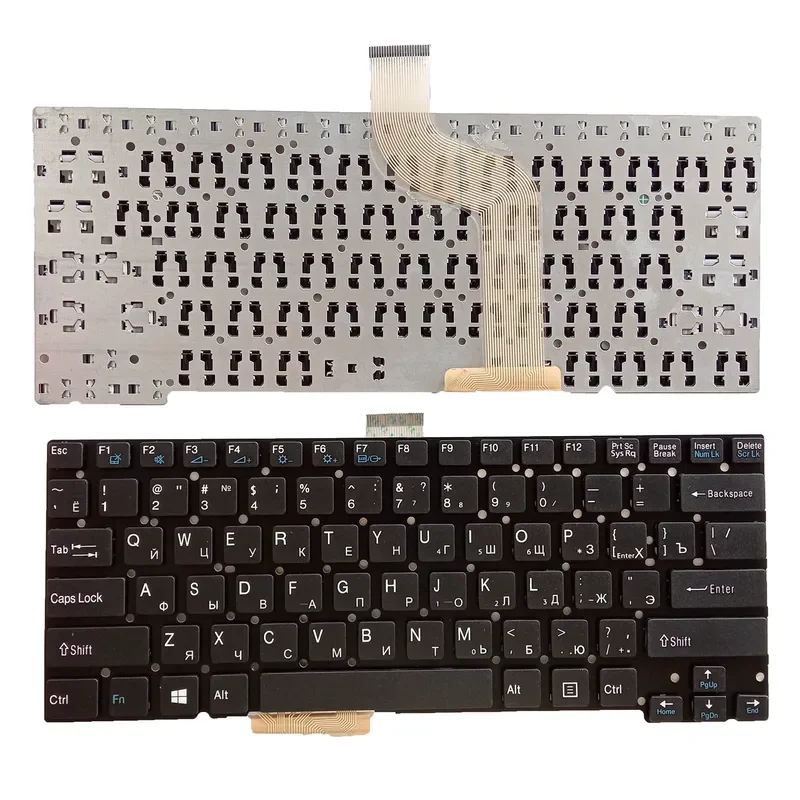 Replacement Keyboard for Sony Vaio SVT13112FXS SVT13115 SVT13117 SVT131190X Laptop with RU Layout
Replacement Keyboard for Sony Vaio SVT13112FXS SVT13115 SVT13117 SVT131190X Laptop with RU Layout