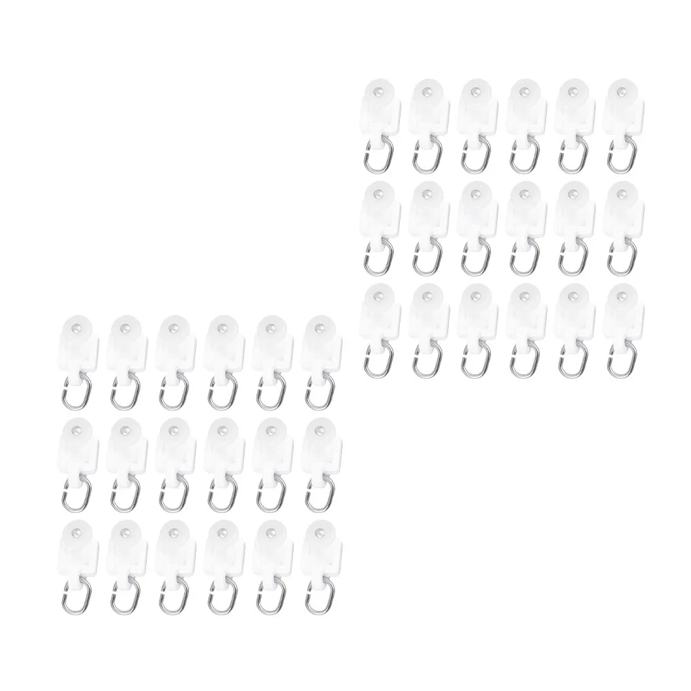 100 Pcs Track I-shaped Pulley Curtain Roller with Hook Runners Wheel Rail Straight
100 Pcs Track I-shaped Pulley Curtain Roller with Hook Runners Wheel Rail Straight