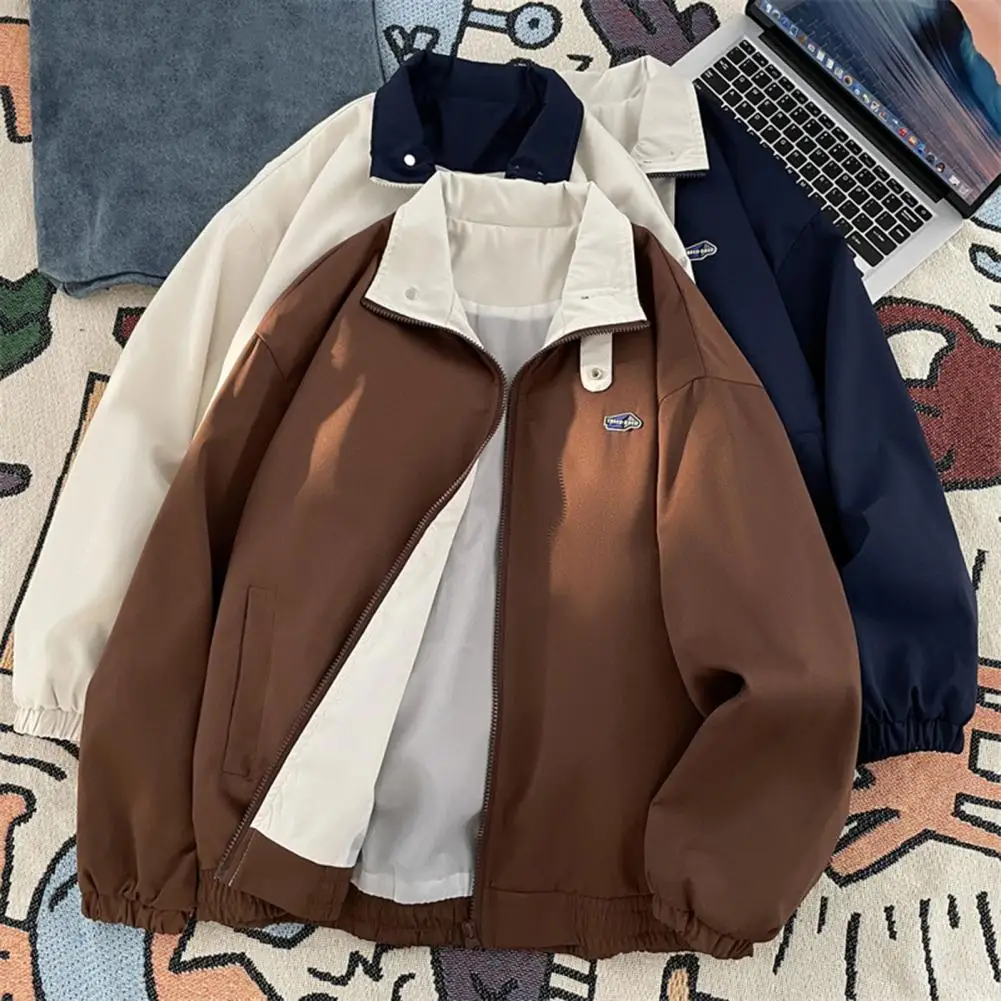 Men Cardigan Jacket Stylish Men's Color-blocked Cardigan Jacket with Zipper Placket Pockets Trendy Lapel Long for Men for Men
Men Cardigan Jacket Stylish Men's Color-blocked Cardigan Jacket with Zipper Placket Pockets Trendy Lapel Long for Men for Men