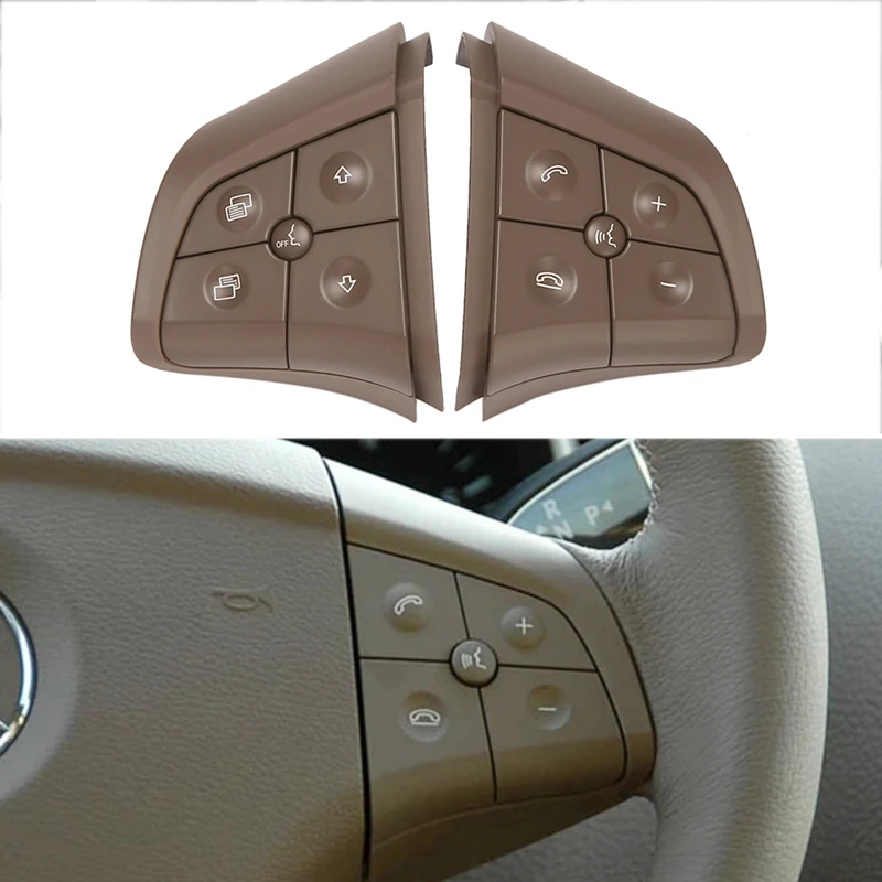Кнопки управления на рулевое колесо для Mercedes-Benz W164 W245 W251 GL350 ML350 R280 B180 B200 B300, 5 клавиш
Кнопки управления на рулевое колесо для Mercedes-Benz W164 W245 W251 GL350 ML350 R280 B180 B200 B300, 5 клавиш