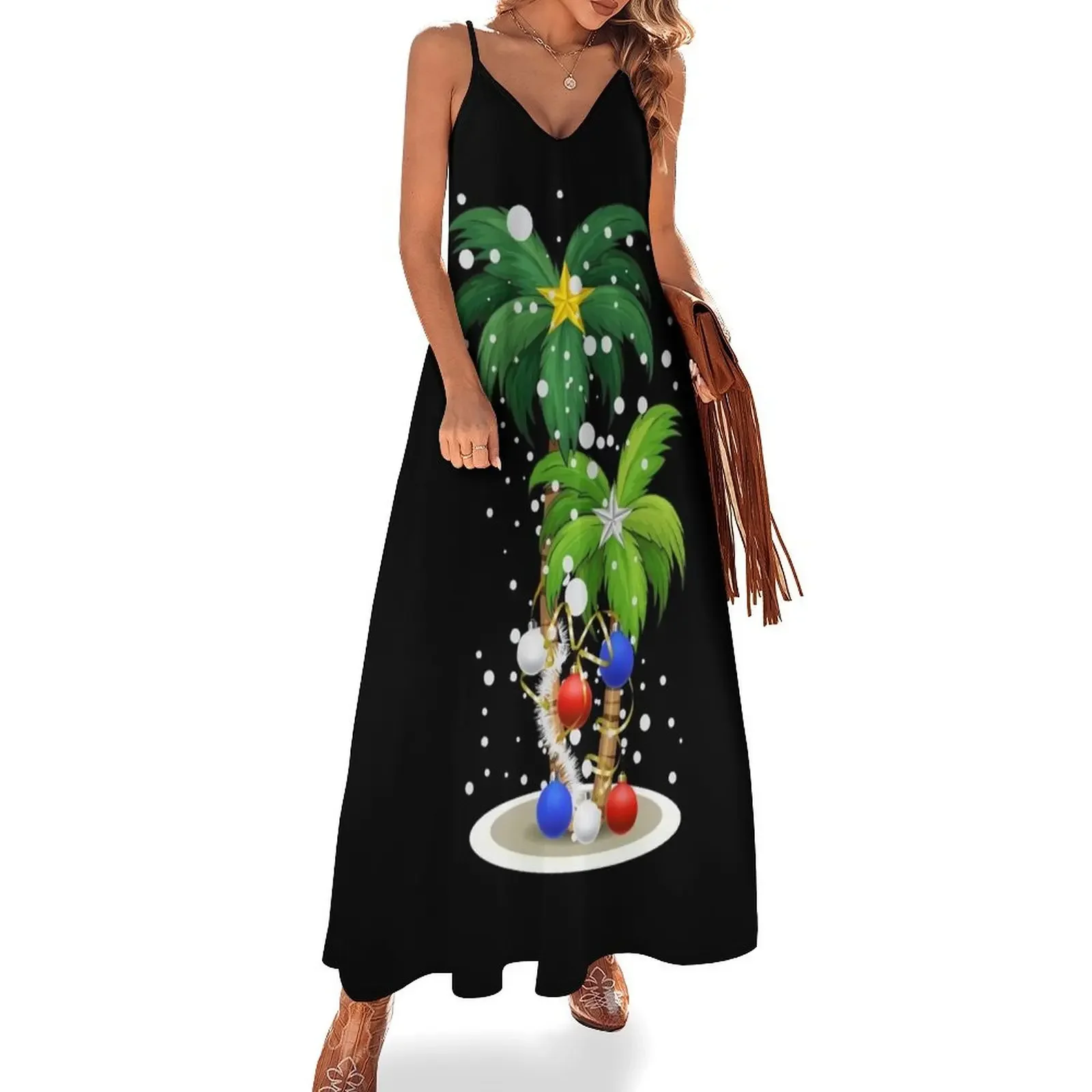Christmas Lights Palm Tree Beach Funny Tropical: Gift Birthday,Father,Mother,Grandparents,Brother,Sister,Girls, Sleeveless Dress
Christmas Lights Palm Tree Beach Funny Tropical: Gift Birthday,Father,Mother,Grandparents,Brother,Sister,Girls, Sleeveless Dress