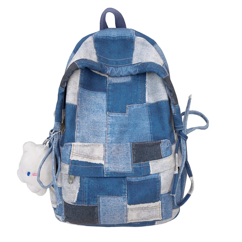 Patchwork Backpacks For Women Plaid Canvas School Bag For Teenage Girls Large Capacity Casual Satchels Korea Style Travel Bags
Patchwork Backpacks For Women Plaid Canvas School Bag For Teenage Girls Large Capacity Casual Satchels Korea Style Travel Bags