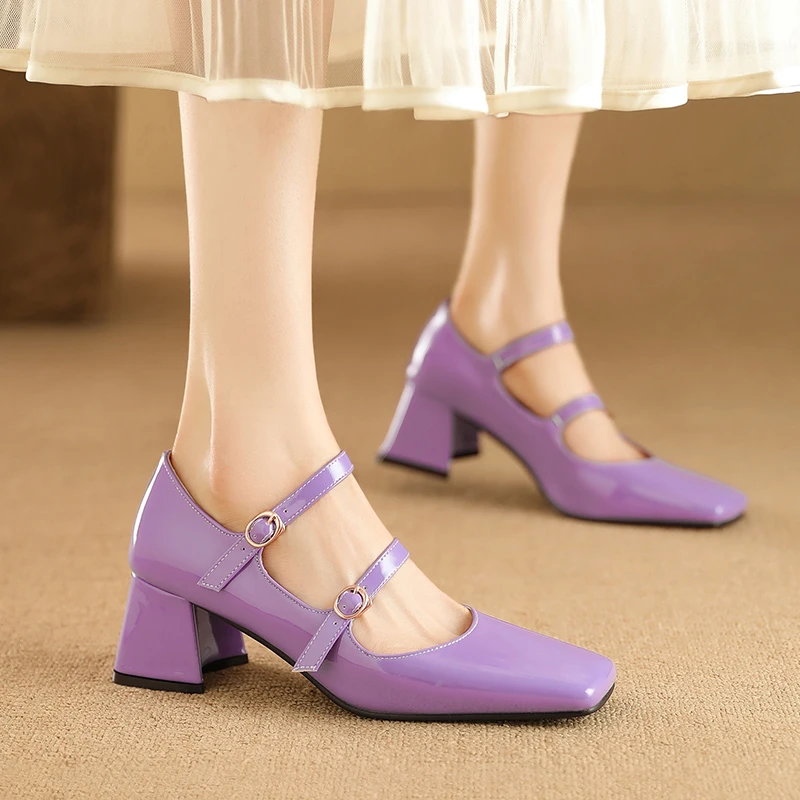 Plus Size 32-48 Spring Autumn New Square Toe Gold Silver Mary Jane Shoes Women's Two Buckle Straps High Heels Ladies Dress Pumps
Plus Size 32-48 Spring Autumn New Square Toe Gold Silver Mary Jane Shoes Women's Two Buckle Straps High Heels Ladies Dress Pumps