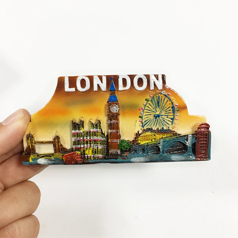 LONDON Landmarks Resin Fridge Magnet - UK Theme Decorative Magnet for Refrigerators and Metal Surfaces
LONDON Landmarks Resin Fridge Magnet - UK Theme Decorative Magnet for Refrigerators and Metal Surfaces