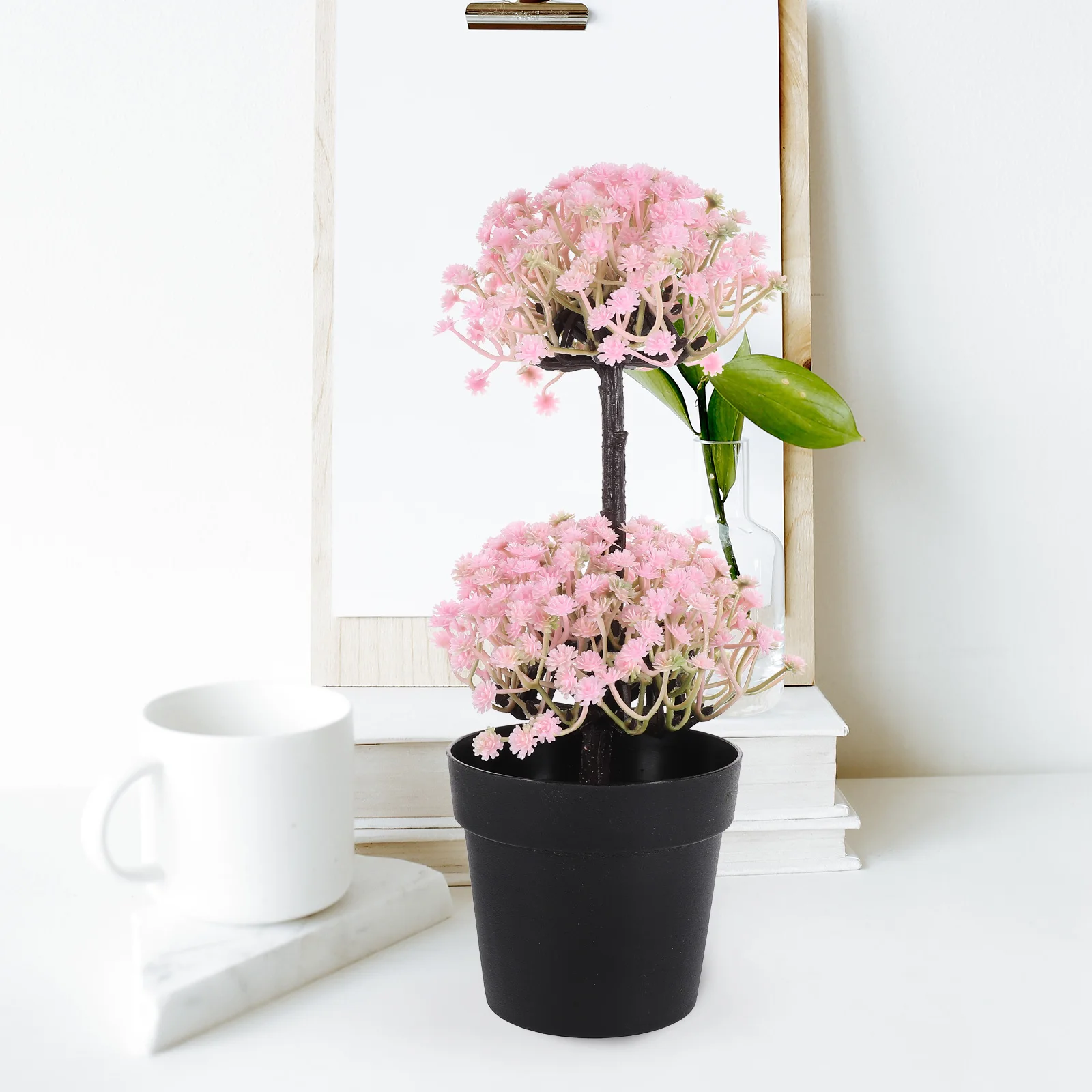 Artificial Fake Plants Potted Lifelike Pink Coneflower Grass Vibrant Fake Potted Plants Color Easy Maintenance
Artificial Fake Plants Potted Lifelike Pink Coneflower Grass Vibrant Fake Potted Plants Color Easy Maintenance