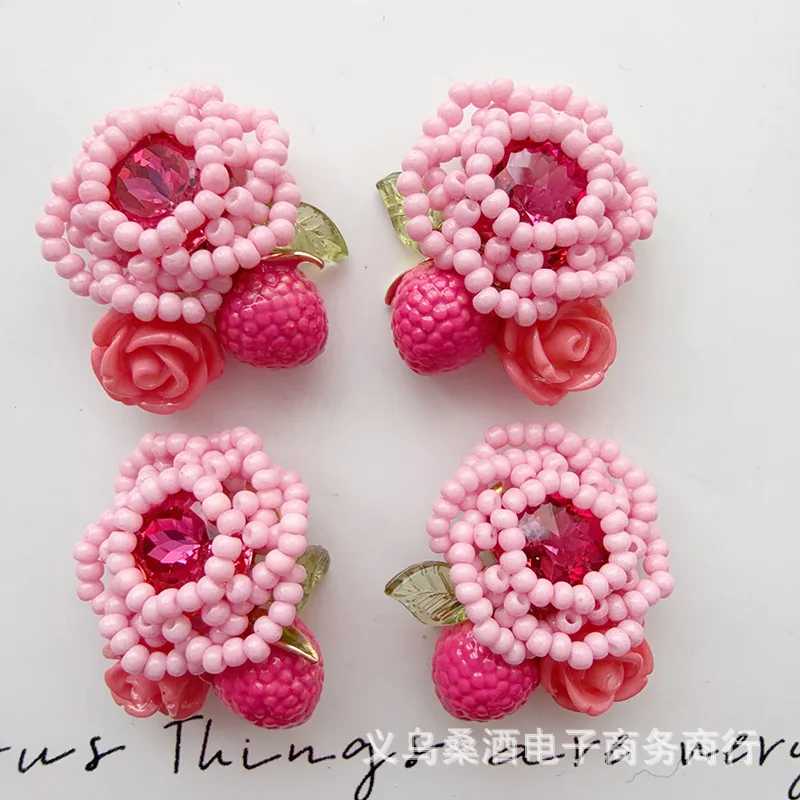 Candy Rose DIY Hairband Korean Fresh Sweet Shoe Flower Hat Cap Embellishment for Clogs Beaded Buckle Premium
Candy Rose DIY Hairband Korean Fresh Sweet Shoe Flower Hat Cap Embellishment for Clogs Beaded Buckle Premium