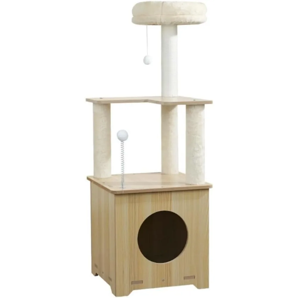 Cat Easy to Clean Climbing Frame, Cabinet, Nest, Integrated Scratching Post, Toy Supplies, Shelf Climber
Cat Easy to Clean Climbing Frame, Cabinet, Nest, Integrated Scratching Post, Toy Supplies, Shelf Climber