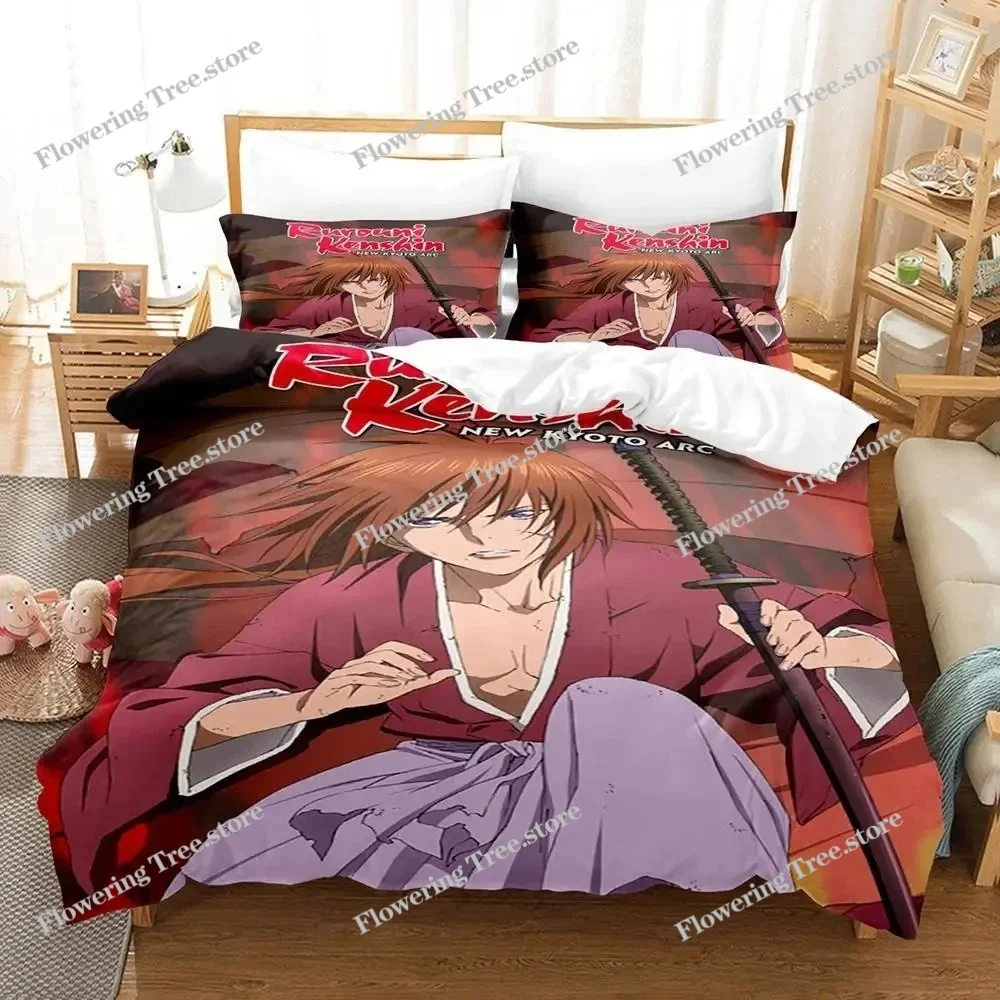 Anime Rurouni Kenshin Bedding Set Boys Girls Twin Queen Size Duvet Cover Pillowcase Bed Kids Adult Fashion Home Textileextile
Anime Rurouni Kenshin Bedding Set Boys Girls Twin Queen Size Duvet Cover Pillowcase Bed Kids Adult Fashion Home Textileextile