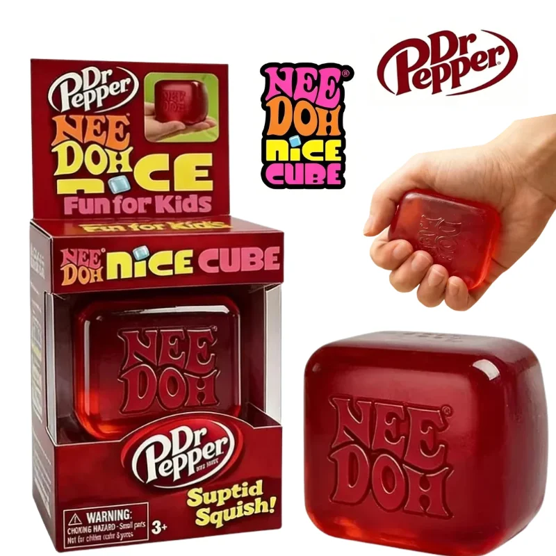 Limited Edition Dr Pepper Nee Doh Nice Cube Squishy Toy, Soft Stress Relief Fidget Sensory Squeeze Toy for Kids Adults
Limited Edition Dr Pepper Nee Doh Nice Cube Squishy Toy, Soft Stress Relief Fidget Sensory Squeeze Toy for Kids Adults