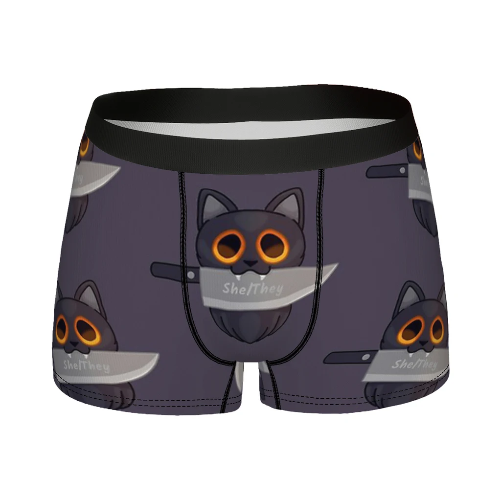 Cat with Knife (She They) Men Boxer Briefs Lovely little animals Highly Breathable Underwear High Quality Print Shorts Gift Idea
Cat with Knife (She They) Men Boxer Briefs Lovely little animals Highly Breathable Underwear High Quality Print Shorts Gift Idea