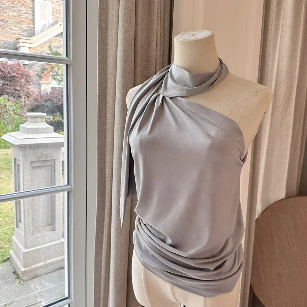 New Hot Girl Top Womens Summer Top Summer Activities Suitable For Spring, Summer One Shoulder Collar For Daily Wear
New Hot Girl Top Womens Summer Top Summer Activities Suitable For Spring, Summer One Shoulder Collar For Daily Wear