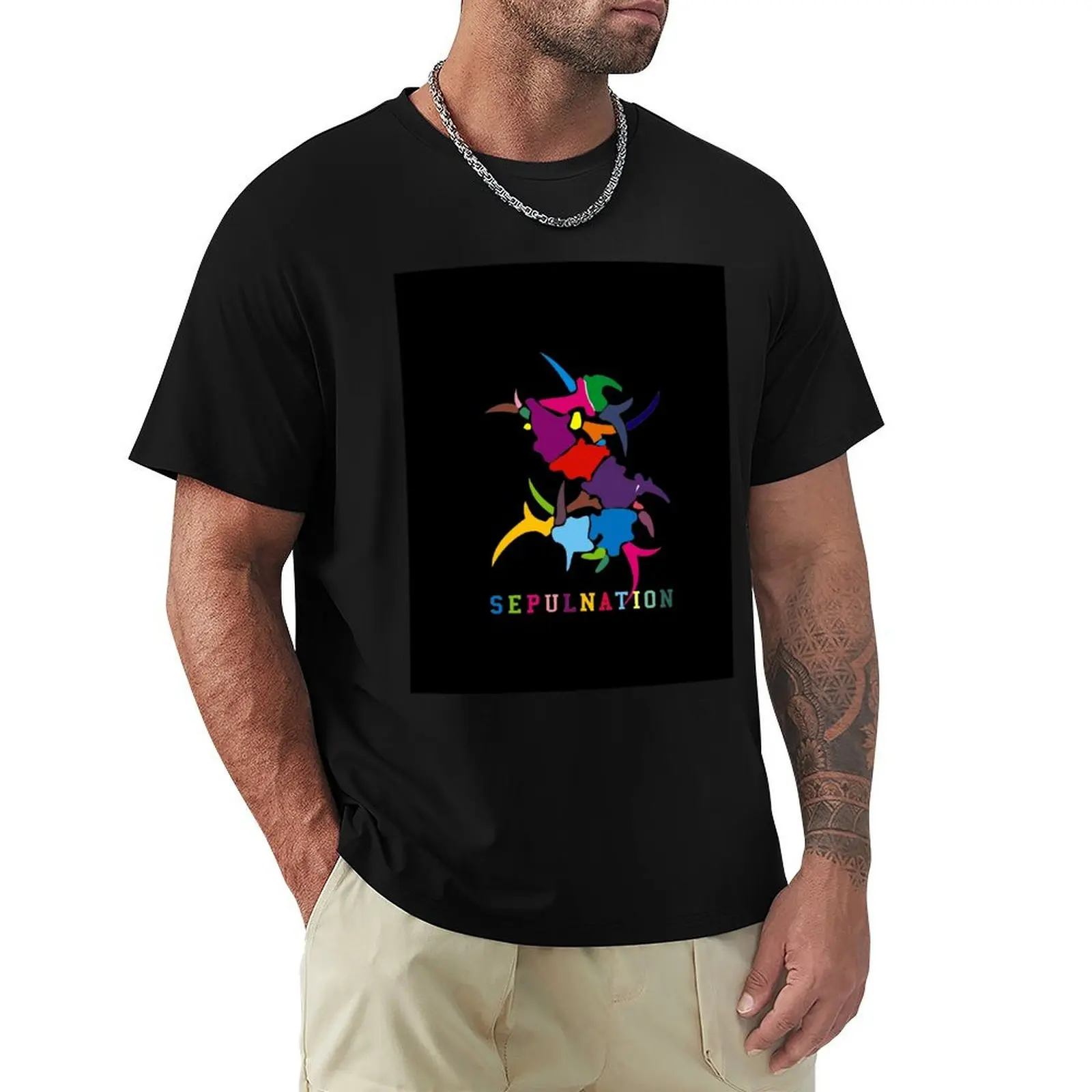 sepulnation logo colourfull rgb T-Shirt custom t-shirts Anime t-shirt cotton graphic tees blacks mens t shirt
sepulnation logo colourfull rgb T-Shirt custom t-shirts Anime t-shirt cotton graphic tees blacks mens t shirt
