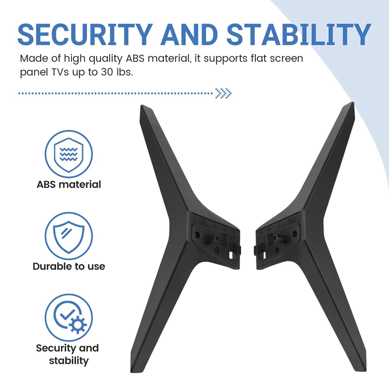 TV Stand For TV Legs Parts Accessories TV Stand Legs For 49 50 55Inch TV 50UM7300AUE 50UK6300BUB 50UK6500AUA With Screw
TV Stand For TV Legs Parts Accessories TV Stand Legs For 49 50 55Inch TV 50UM7300AUE 50UK6300BUB 50UK6500AUA With Screw