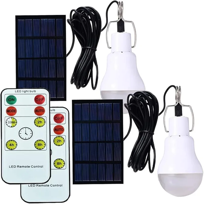 LED Solar Lamp Bulb Outdoor Waterproof Portable Solar Garden Hanging Light Hiking Fishing Emergency Lights
LED Solar Lamp Bulb Outdoor Waterproof Portable Solar Garden Hanging Light Hiking Fishing Emergency Lights