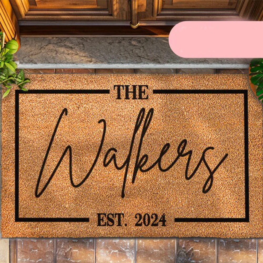 Last Name Custom Welcome Doormat Personalized Entry Mat Valentine's Day Gift Galentine Present Wedding Favor Text-tailored Pad
Last Name Custom Welcome Doormat Personalized Entry Mat Valentine's Day Gift Galentine Present Wedding Favor Text-tailored Pad