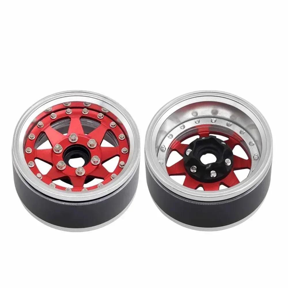 4PCS Aluminum 1.9 Inch Beadlock Wheels Rim Adjustable Offset Wheel Hub for 1/10 RC Crawler Car TRX4 TRX6 SCX10 GEN7 8 D90
4PCS Aluminum 1.9 Inch Beadlock Wheels Rim Adjustable Offset Wheel Hub for 1/10 RC Crawler Car TRX4 TRX6 SCX10 GEN7 8 D90