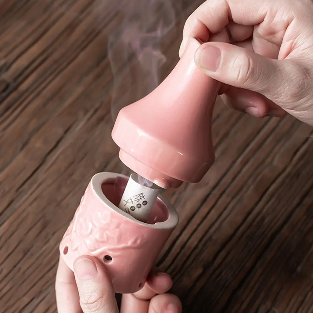 1Pcs Warm Peaceful Moxibustion Box Portable Anti-Scald Moxa Burner with Thickened Ceramic Wall Moxa Needle Design for Home
1Pcs Warm Peaceful Moxibustion Box Portable Anti-Scald Moxa Burner with Thickened Ceramic Wall Moxa Needle Design for Home
