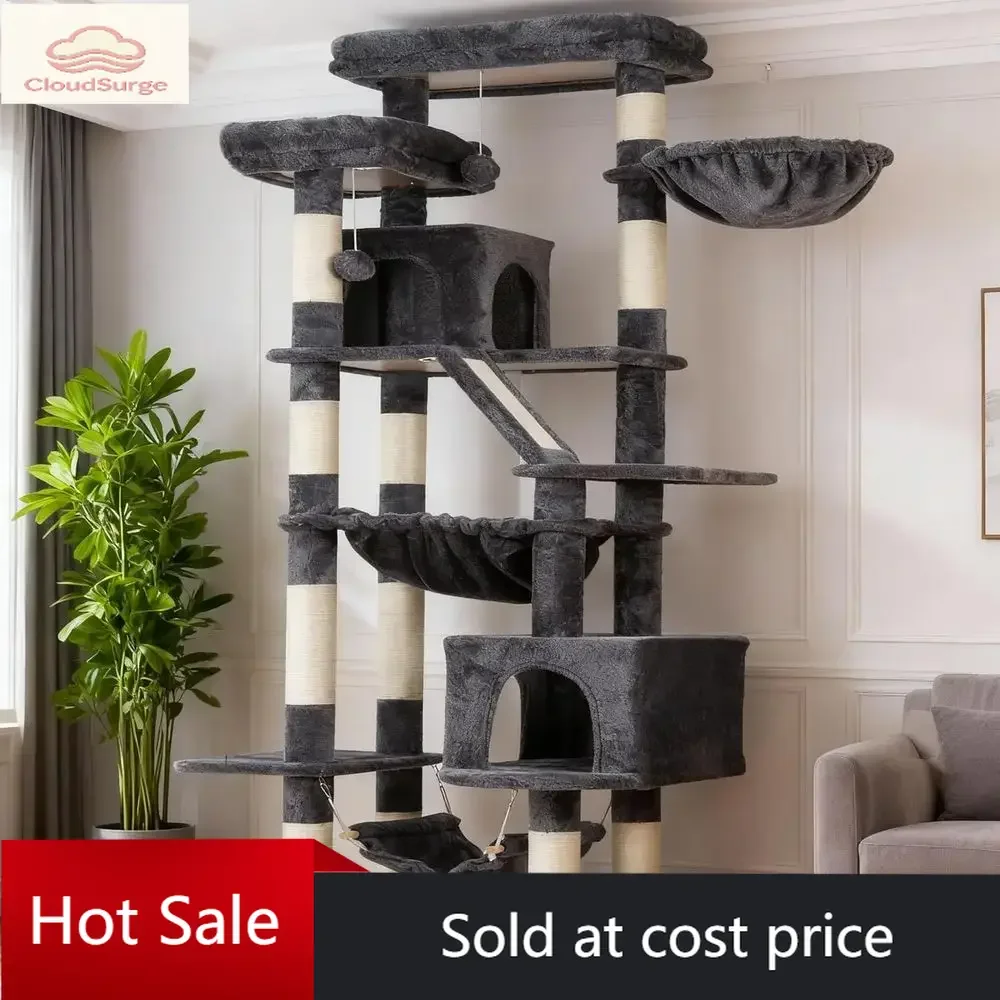 Activity limited-time pricePromotionPromotion71 Tall Cat Tower with 2 Perches, 2 Condos, 2 Hammocks, Basket, Scratch Pad, and Fu
Activity limited-time pricePromotionPromotion71 Tall Cat Tower with 2 Perches, 2 Condos, 2 Hammocks, Basket, Scratch Pad, and Fu