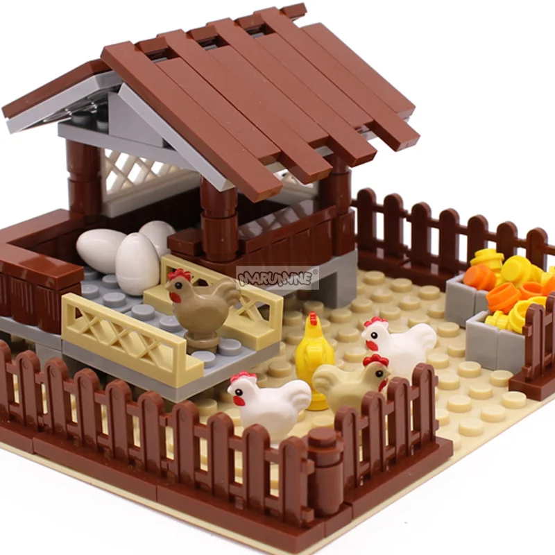 Marumine Farm Chicken Building Blocks Classic Construction MOC Bricks Set Assembling House DIY Model Kit Compatible with 95342pb
Marumine Farm Chicken Building Blocks Classic Construction MOC Bricks Set Assembling House DIY Model Kit Compatible with 95342pb