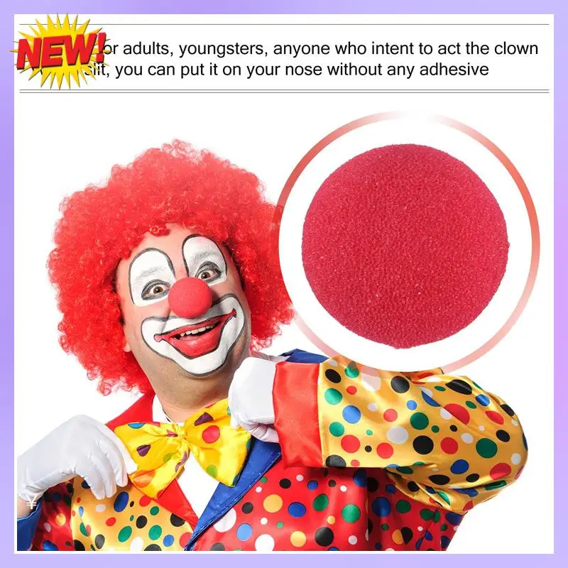 T24C 10Pcs Adorable Red Ball Sponge Clown Nose For Party Wedding Decoration Christmas Halloween Costume Magic Dress Accessories
T24C 10Pcs Adorable Red Ball Sponge Clown Nose For Party Wedding Decoration Christmas Halloween Costume Magic Dress Accessories