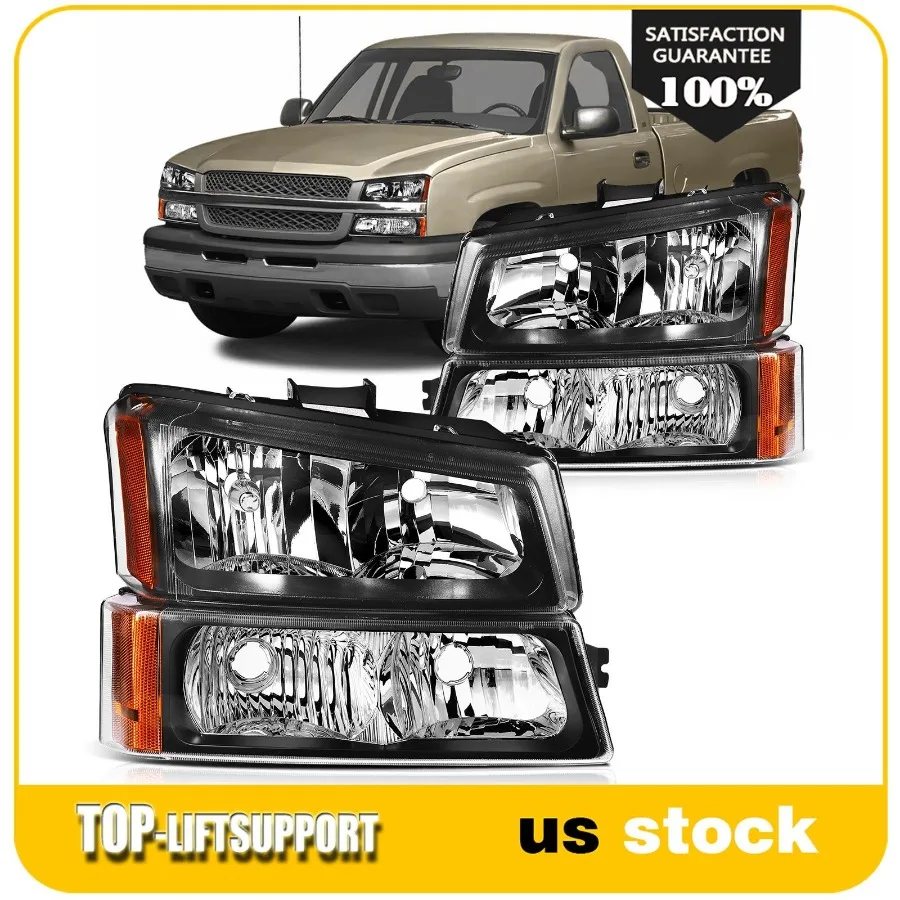 For 2003-2007 Chevy Silverado Avalanche 1500 2500 w/Amber Headlights Assembly
For 2003-2007 Chevy Silverado Avalanche 1500 2500 w/Amber Headlights Assembly